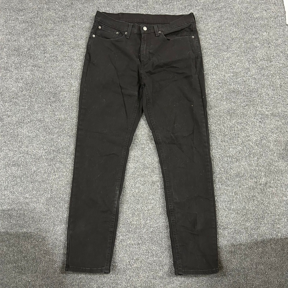Levis Jeans Mens Size 34x32 Black 511 Slim Fit Stretch Casual Denim Pants